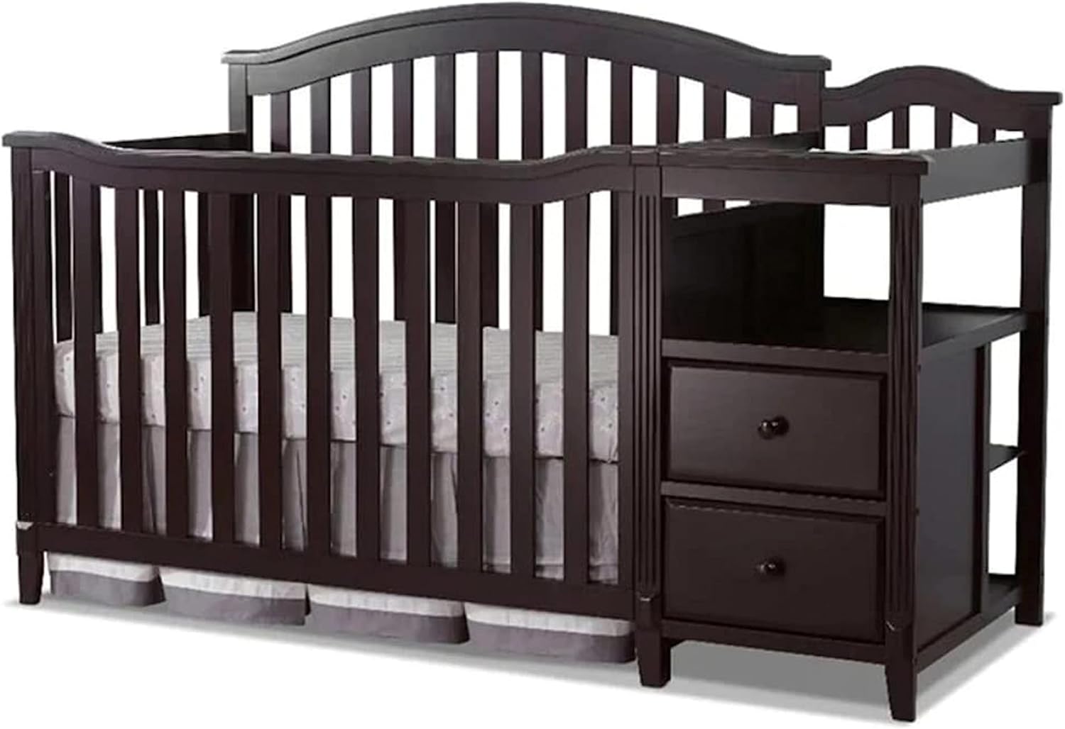 SORELLE Berkley Crib and Changer - Convertible Baby Bed