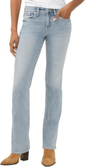 Women's Suki Mid Rise Curvy Slim Bootcut Jeans - Light Indigo