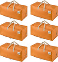 VENO 6 Pack Heavy Duty Moving Bags with Backpack Straps