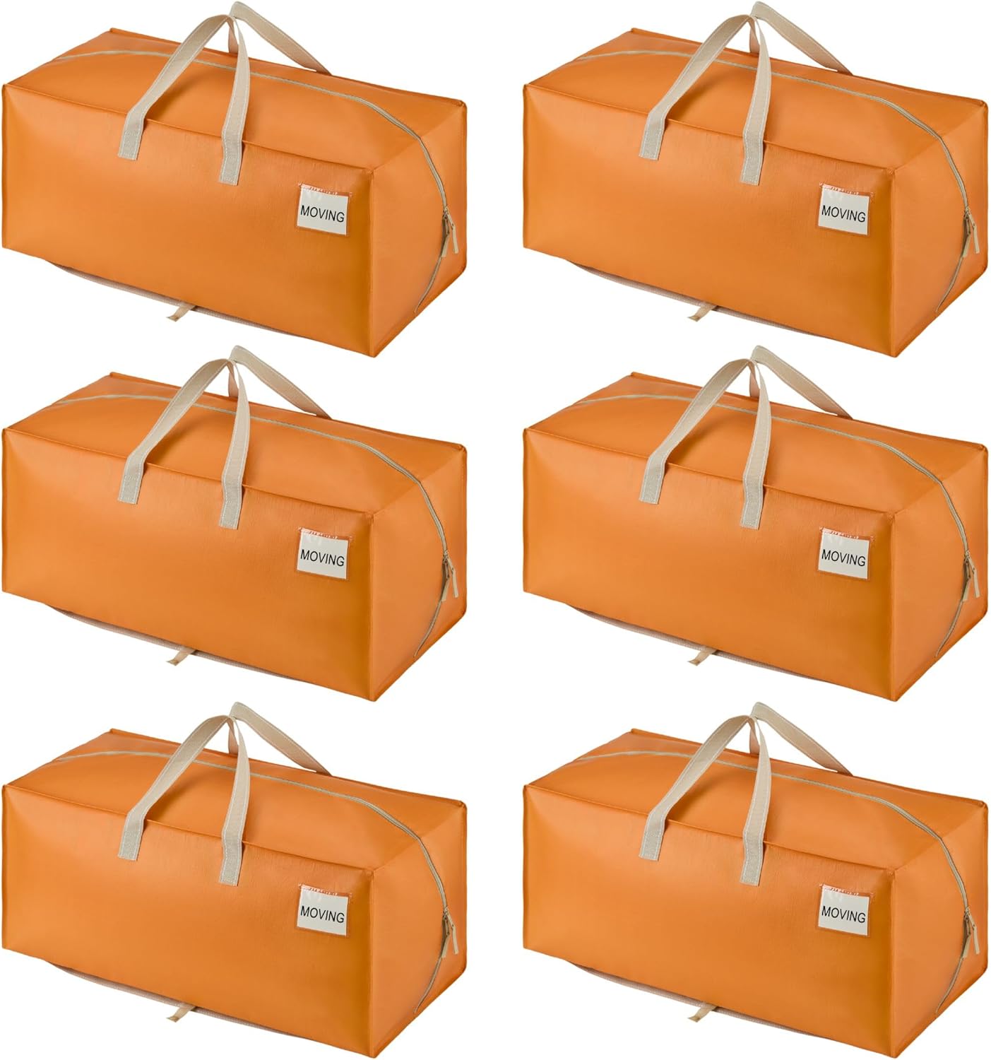 VENO 6 Pack Heavy Duty Moving Bags with Backpack Straps