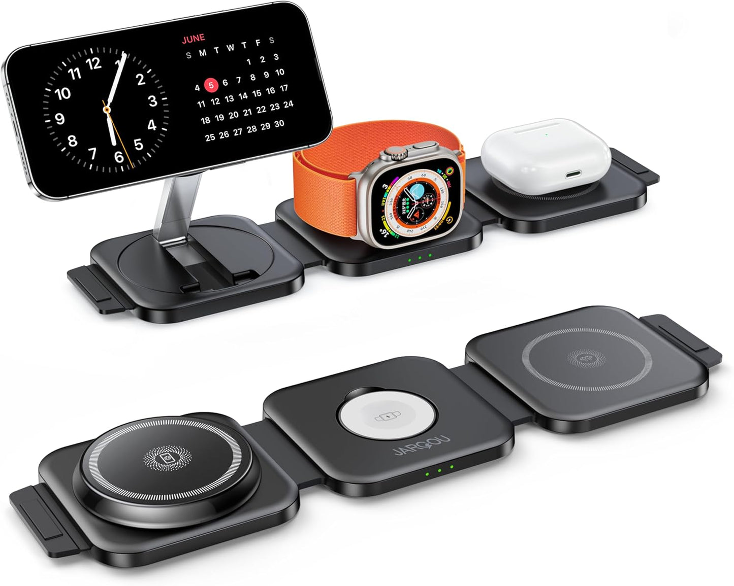 3-in-1 Magnetic Charging Station for Apple Devices