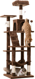 63.8 in Multi-Level Cat Tree for Large Cats - Stable Play & Rest