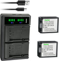 Kastar 2-Pack DMW-BLB13 Battery and LTD2 USB Charger - Dual Charge Kit
