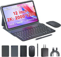 Tablet Kit with Protective Case, Keyboard & Fast Charger - Android 15