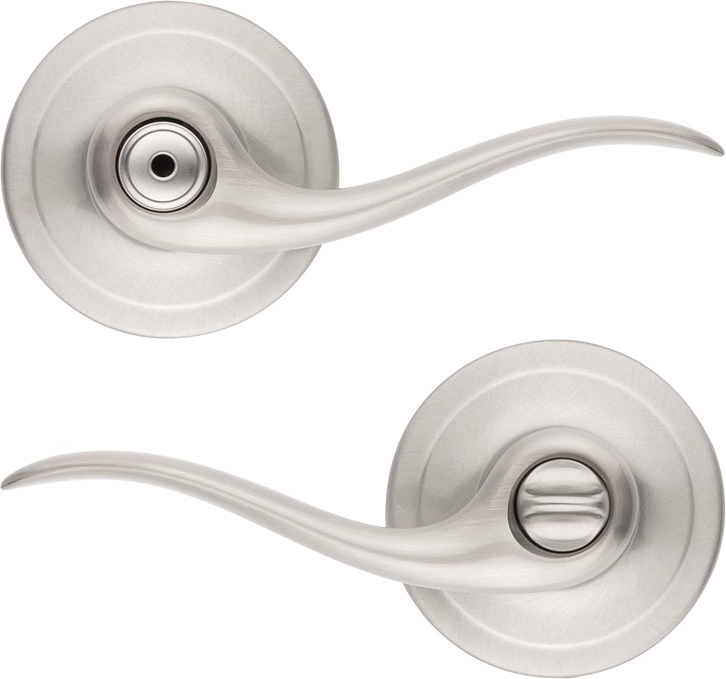 Kwikset Tustin Interior Privacy Door Handle for Bedrooms and Baths