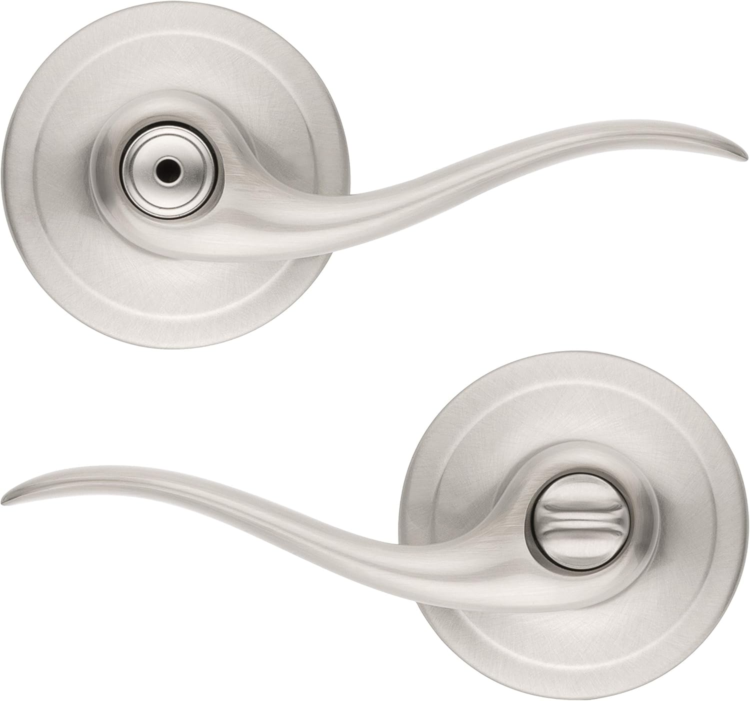Kwikset Tustin Interior Privacy Door Handle for Bedrooms and Baths