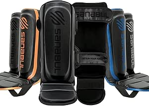 Sanabul Essential Kickboxing Shin Guards for Ultimate Protection