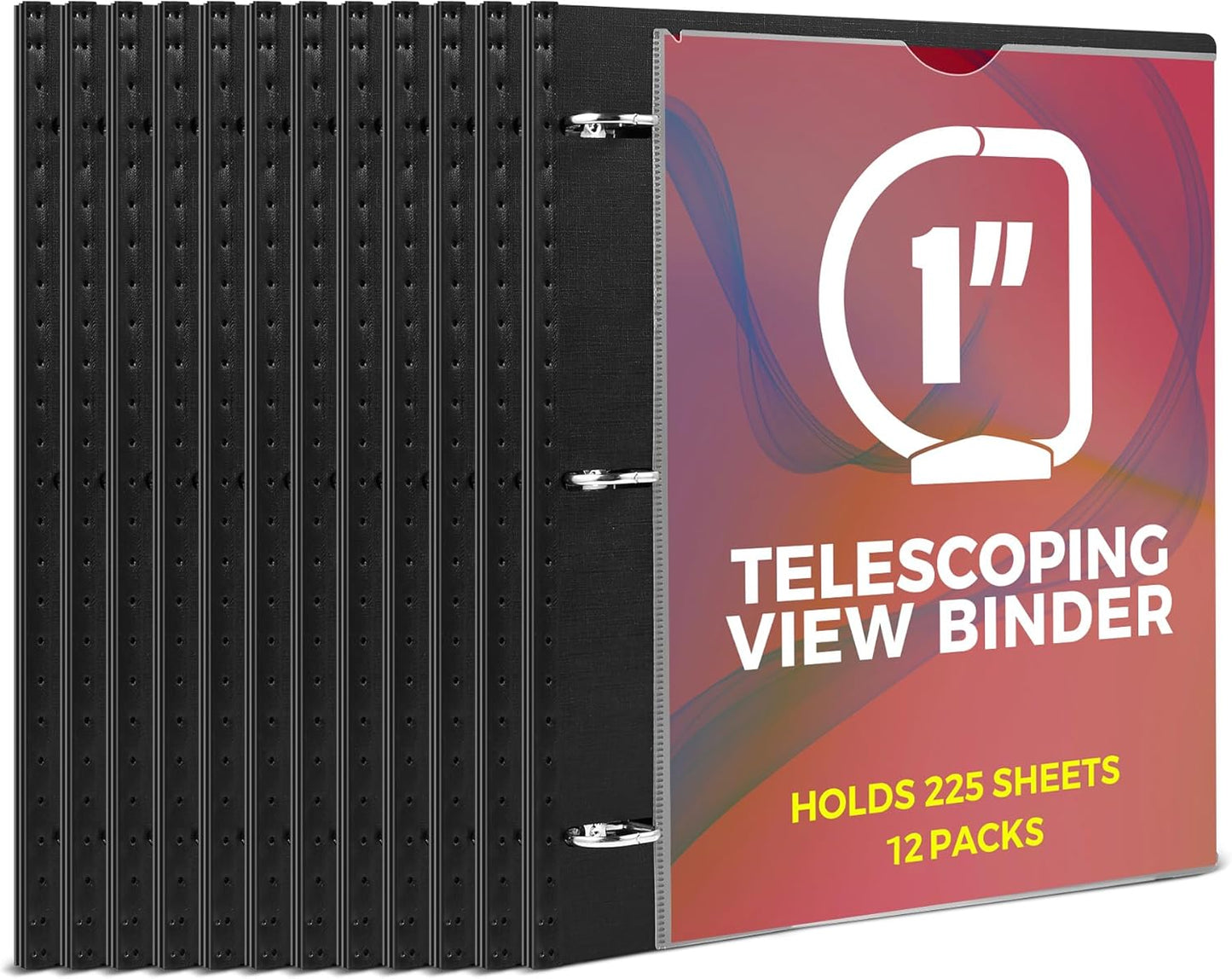 1 Inch Telescoping 3 Ring Binder for Flexible Storage Needs