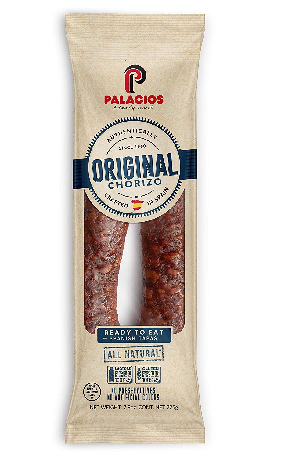 Chorizos Imported from Spain - Pack of 4 Delicious Chorizos
