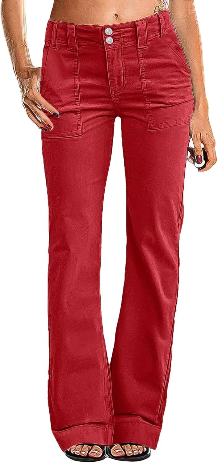 Flamingals Women's Wide Leg Pants for Trendy Comfort and Style
