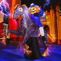 Halloween Inflatables Headless Horseman 6ft Yard Decoration - Built-in
