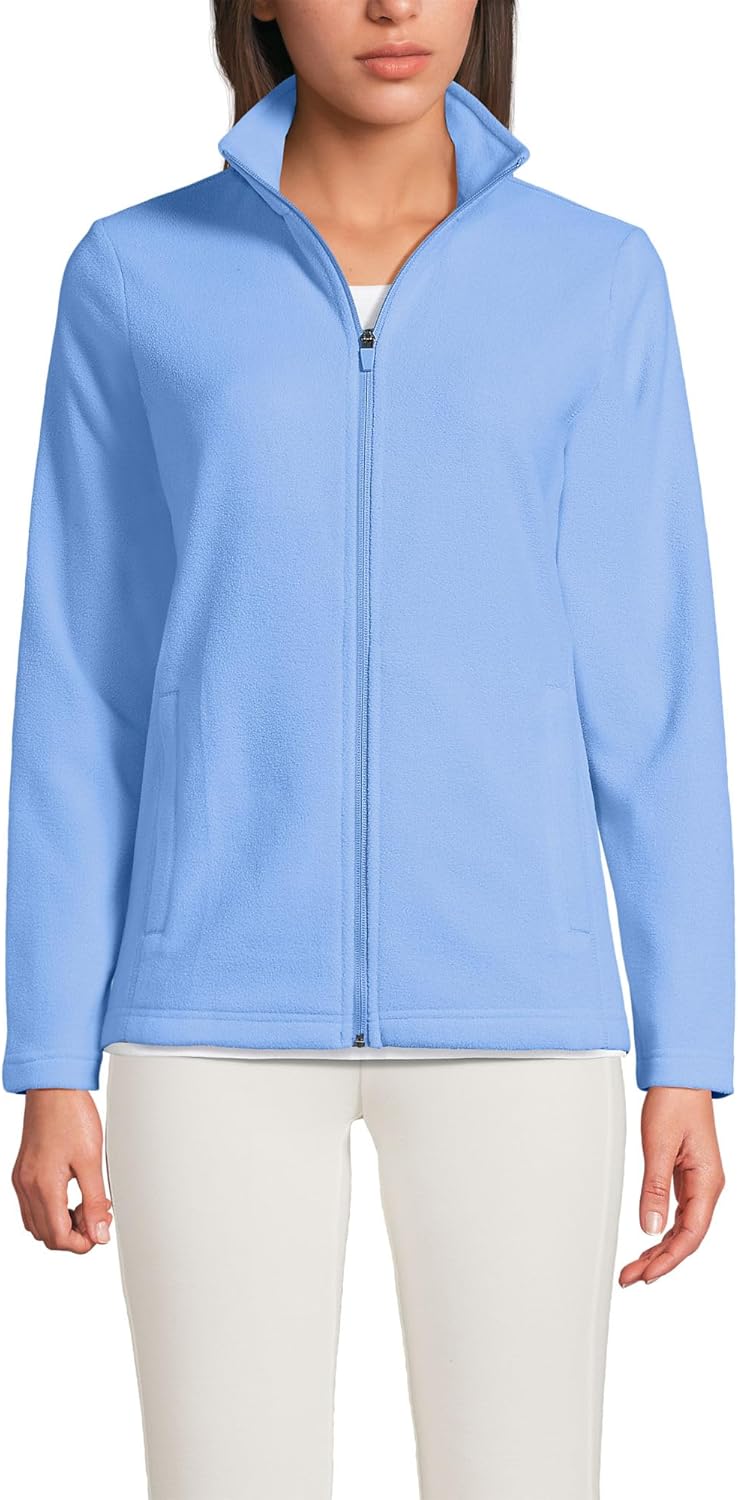 Lands' End Anyweather Fleece Full Zip Jacket for All Seasons