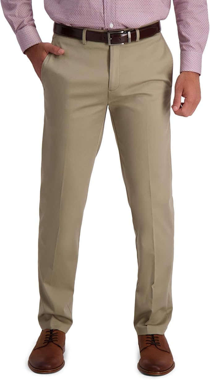 Haggar Men's Iron Free Premium Khaki Straight Fit Pants Review