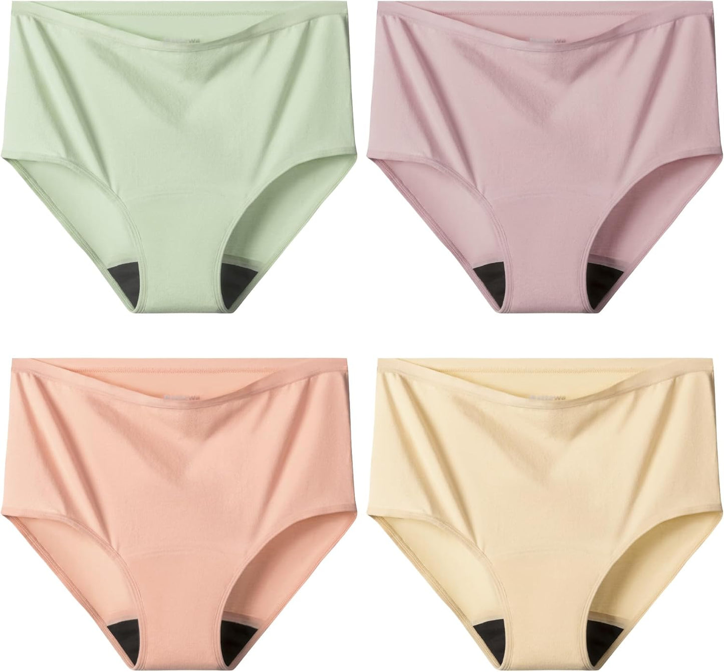 Battewa Cotton Incontinence Underwear for Women - Leak Proof Briefs