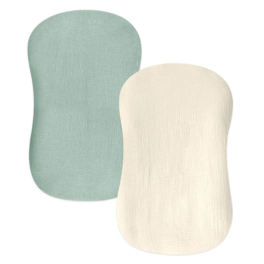 Soft & Breathable Muslin Lounger Covers - 2 Pack