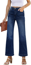 Women's Baggy Flare Jeans with High Waist for Effortless Fashion