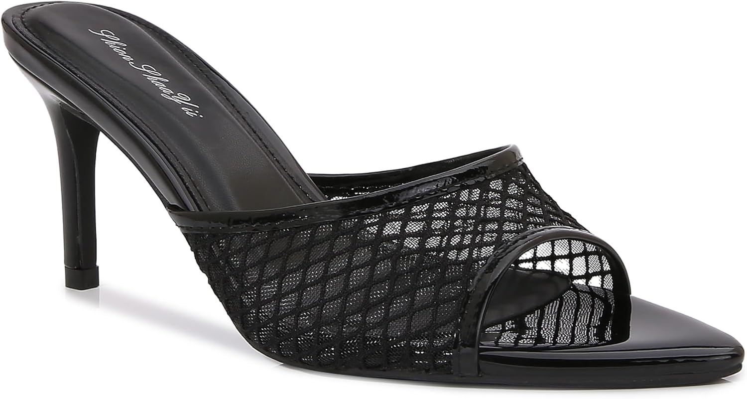 Women Clear Pointed Toe Sandals Stiletto Heels for Style