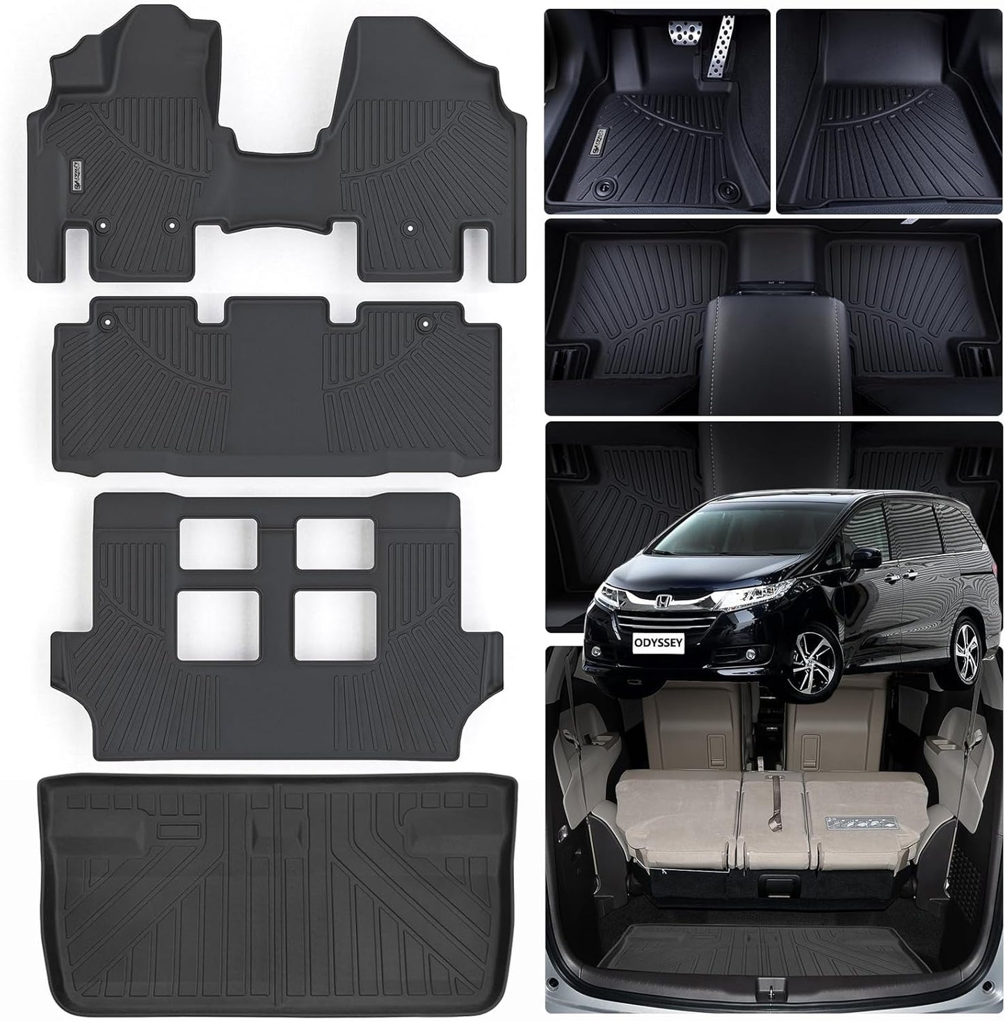 Custom Fit Floor Mats & Cargo Liners for Honda Odyssey 2011-2017
