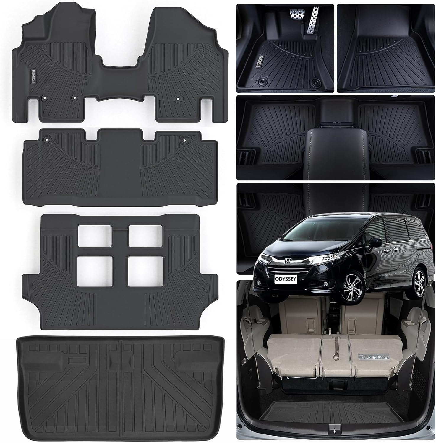Custom Fit Floor Mats & Cargo Liners for Honda Odyssey 2011-2017