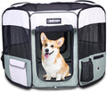 JESPET Pet Dog Playpen 45in x 24in - Portable Soft Exercise Pen