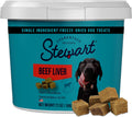 Stewart Beef Liver Dog Treats, 21 oz Value Tub - High Protein Training