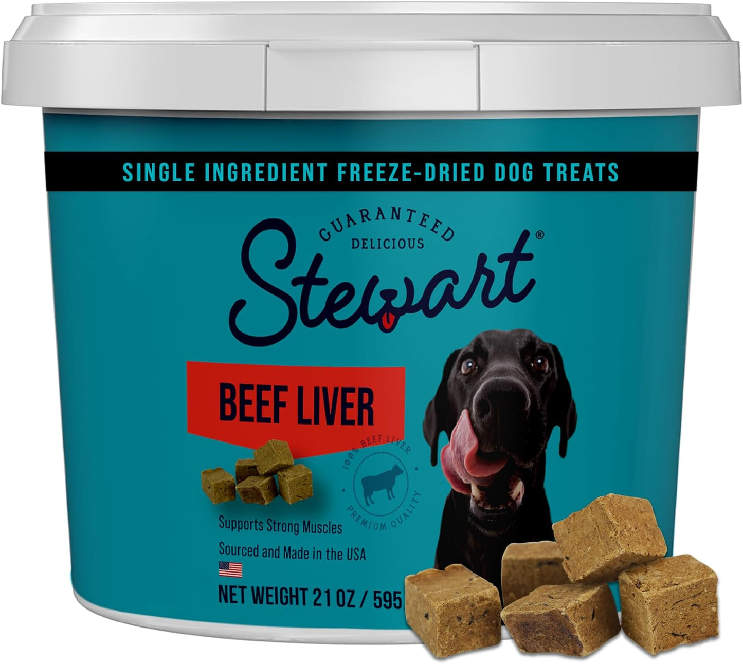 Stewart Beef Liver Dog Treats - Freeze Dried Raw Nutrition