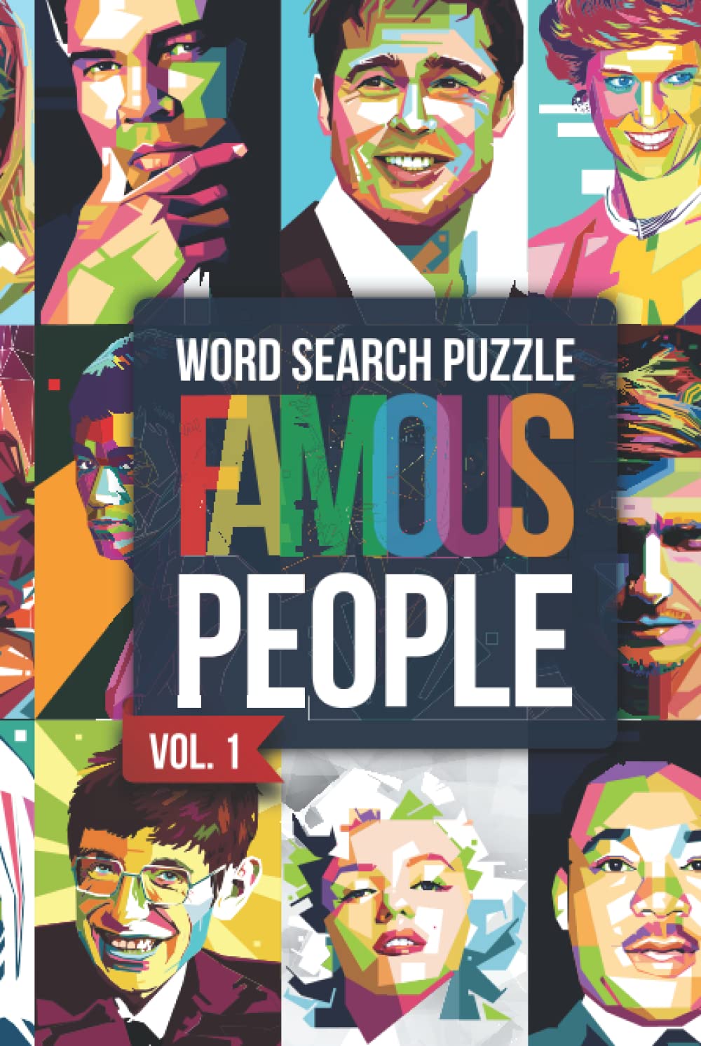 Word Search Puzzle: Famous People Volume 1 for Fun and Learning