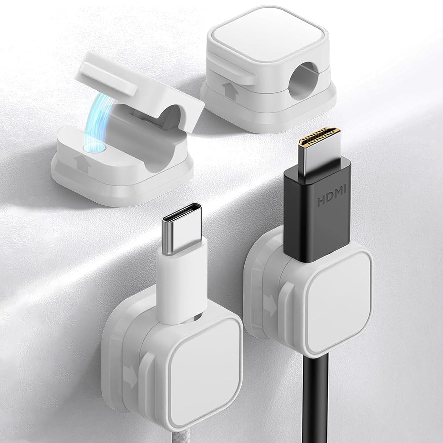 Cliffora Magnetic Cord Organizer Set - Tidy Cables Easily!