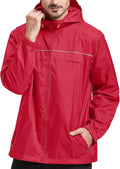 SWISSWELL Rain Jacket for Men - Waterproof Lightweight Hooded Coat