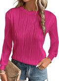 EVALESS Womens Tops Trendy Dressy Casual Long Sleeve T Shirts