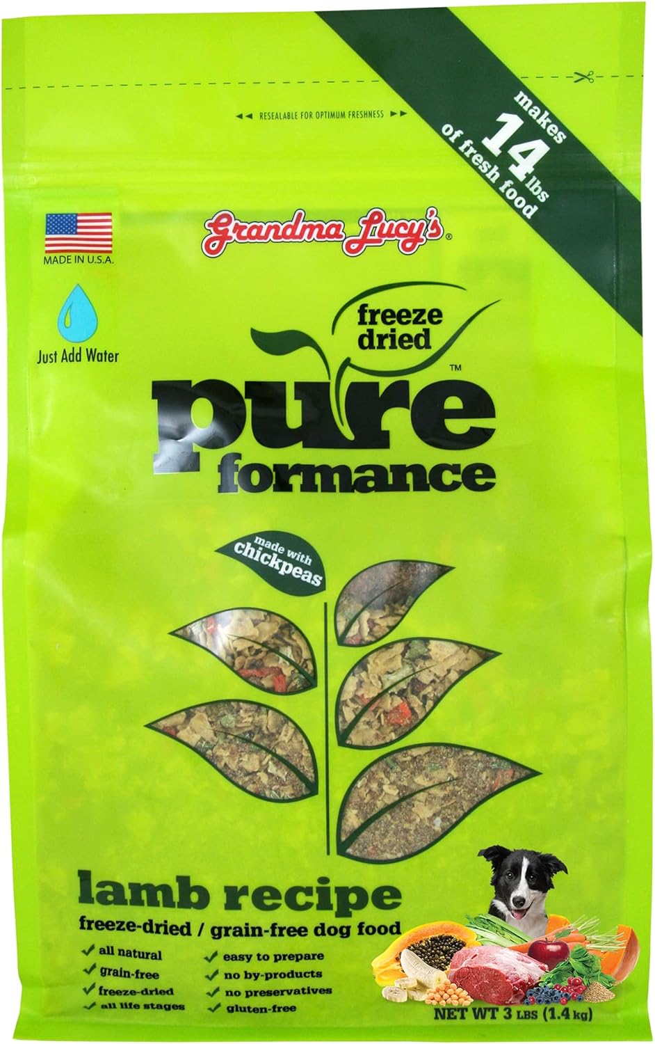 Grandma Lucy's Pureformance Grain Free Lamb Dog Food Review