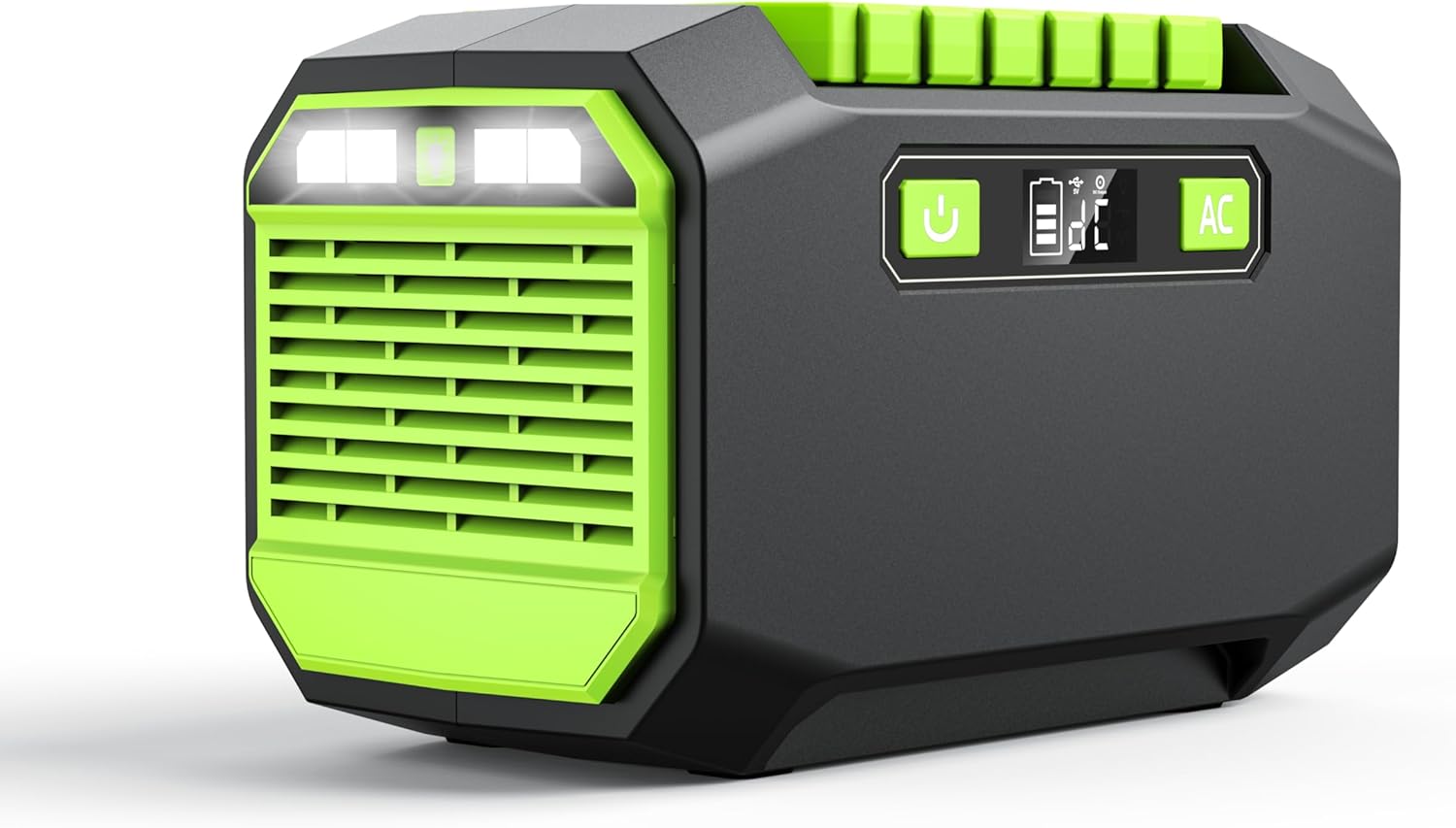 POWLAND 200W Portable Power Station: Bright LED Power!