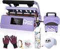 Tumbler and Hat Heat Press Machine 2-in-1 Combo - Easy Sublimation