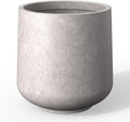 Kante 15.3in Dia Round Concrete Planter for Home Garden