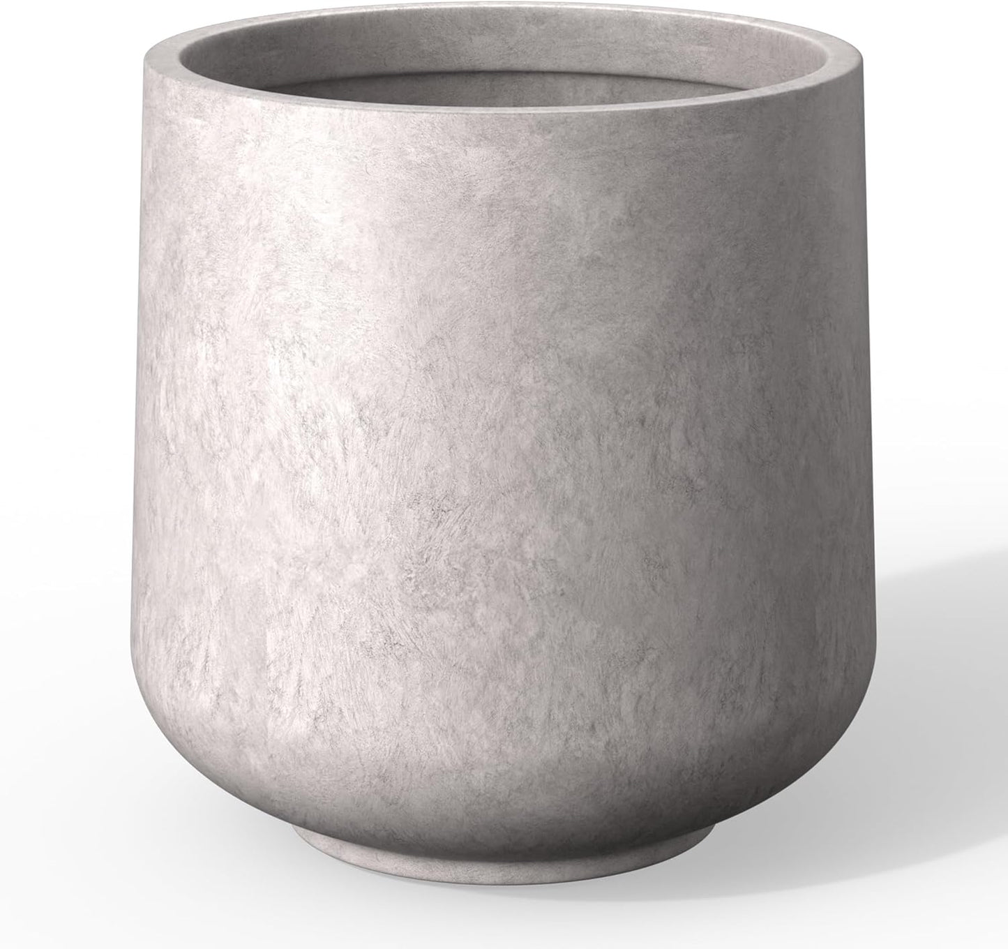Kante 15.3in Dia Round Concrete Planter for Home Garden