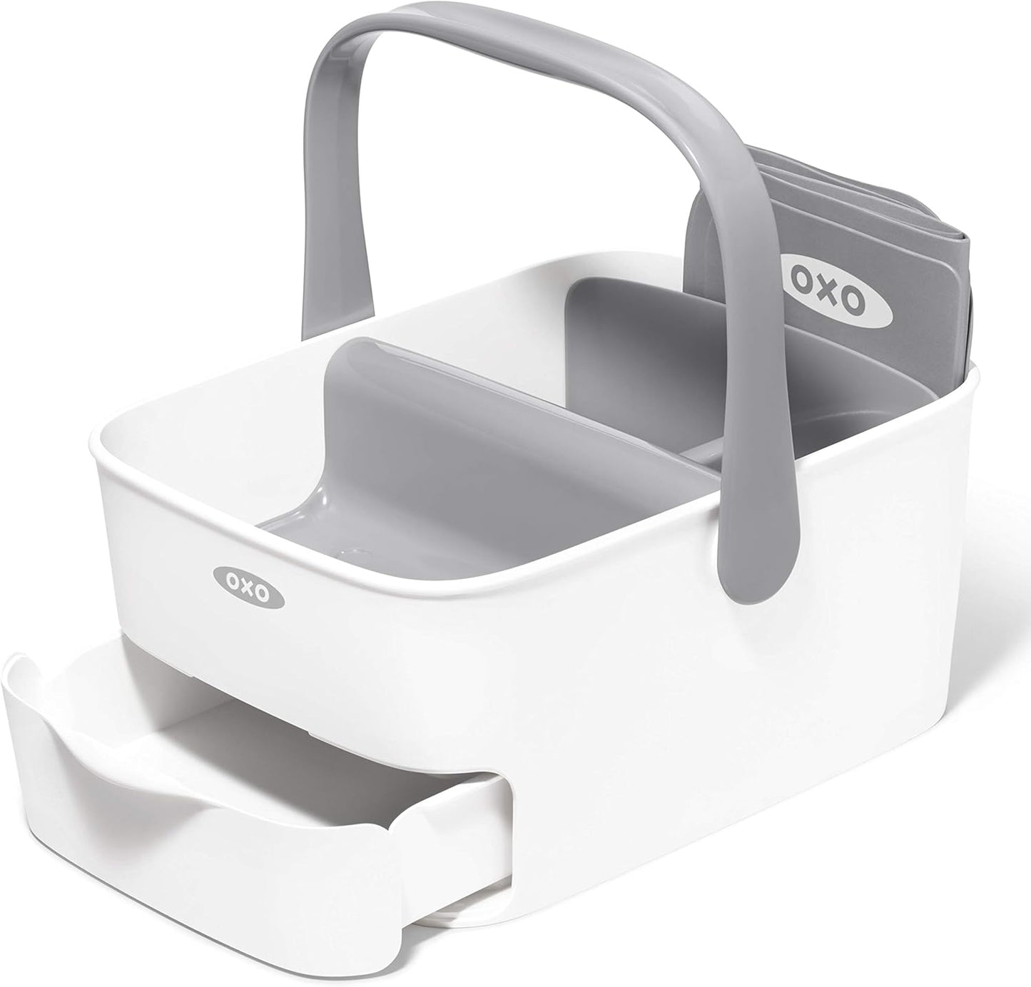OXO Tot Diaper Caddy with Changing Mat for Easy Diaper Changes