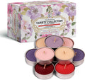Scented Tealight Candles 90-Pack Variety - Long Lasting, Smokeless