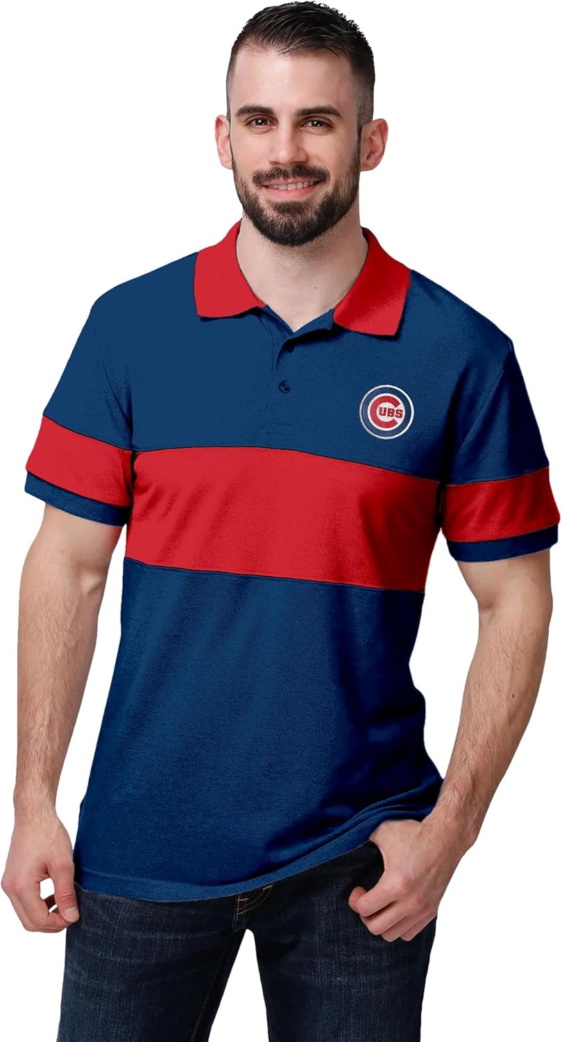Chicago Cubs Officially Licensed Performance Cotton Polo Shirt