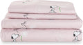 Peanuts Kids Sheet Set Queen Size Spring Pink - Soft Snoopy Microfiber