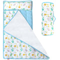 Moonsea Nap Mat for Toddlers Dinosaur Fleece Minky Blanket - Cozy Cot