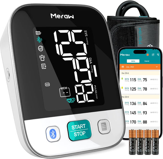 Smart Blood Pressure Monitor with Bluetooth App