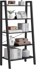 VASAGLE Ladder Shelf 5-Tier Bookshelf - Space-Saving Storage