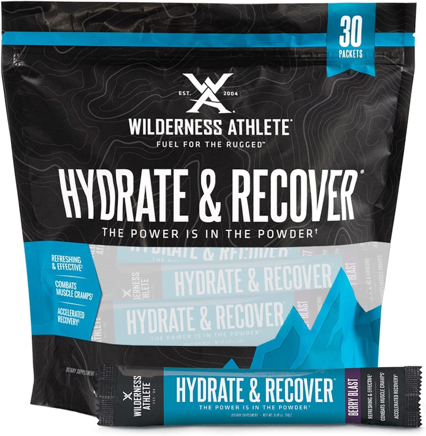 Wilderness Athlete Hydrate & Recover Electrolyte Drink Mix Packets