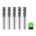 Carbide Square End Mill 1/4 in Shank 4 Flute - Heat Resistant