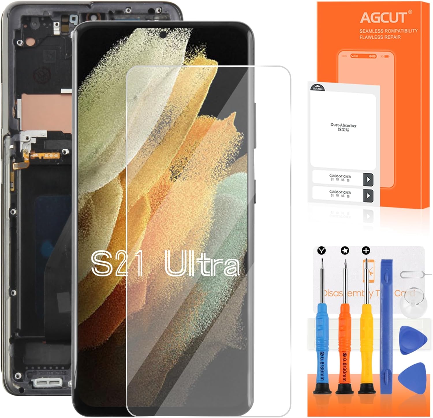 OLED Screen Replacement for Samsung Galaxy S21 Ultra 5G LCD