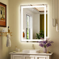 38 in x 26 in LED Bathroom Mirror with Lights - Anti-Fog Vanity Mirror