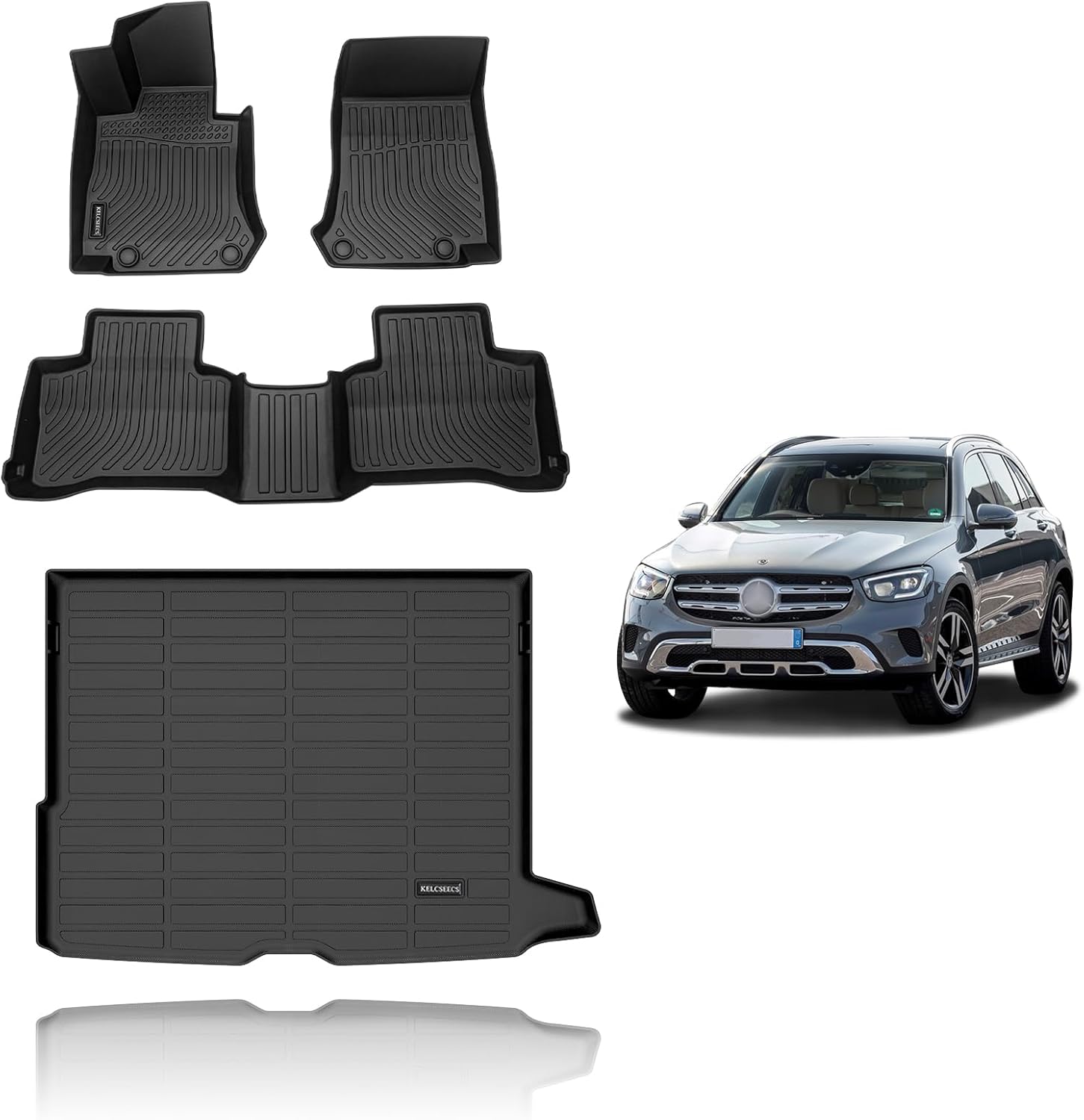 Custom Floor Mats for Benz GLC 250 300 350e 2016-2022 Models