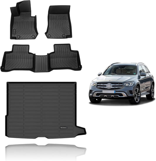 Custom Floor Mats for Benz GLC 250 300 350e 2016-2022 Models