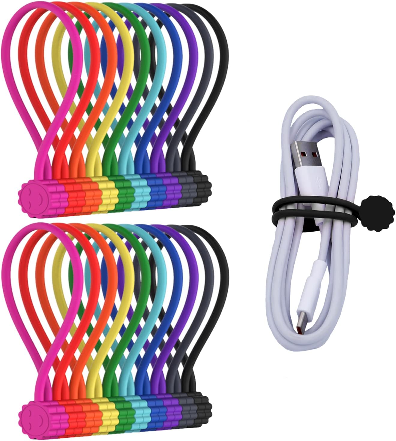 Multi-Use Magnetic Cable Ties by Rich&Ray