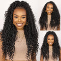 Goddess Locs Crochet Hair 22 in 7 Pack Faux Locs - Pre-Looped Easy